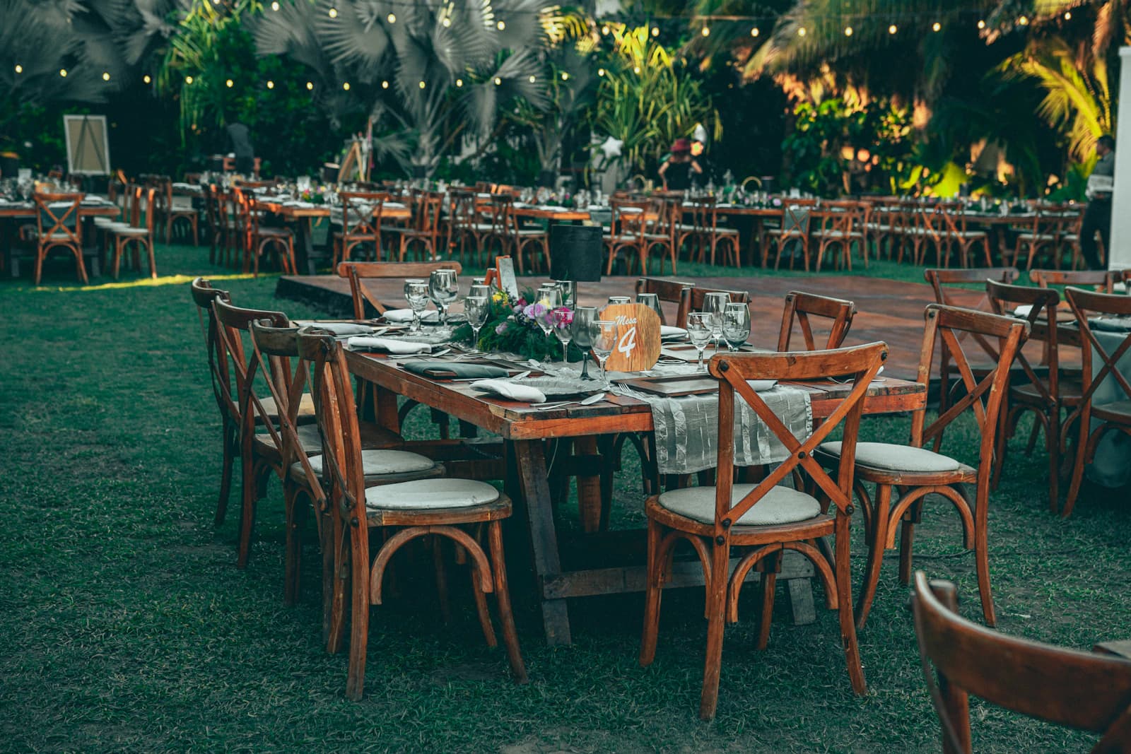 Boda en jardín para 320 invitados